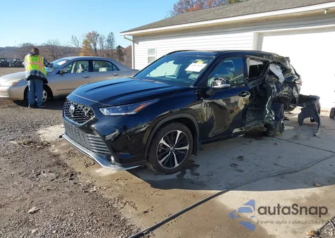 2021 Toyota Highlander Xse from USA, damaged, VIN 5TDJZRBH9MS135546